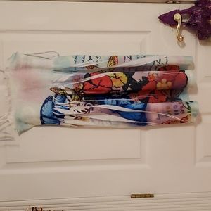 NWOT Y2K Butterfly Mini Dress